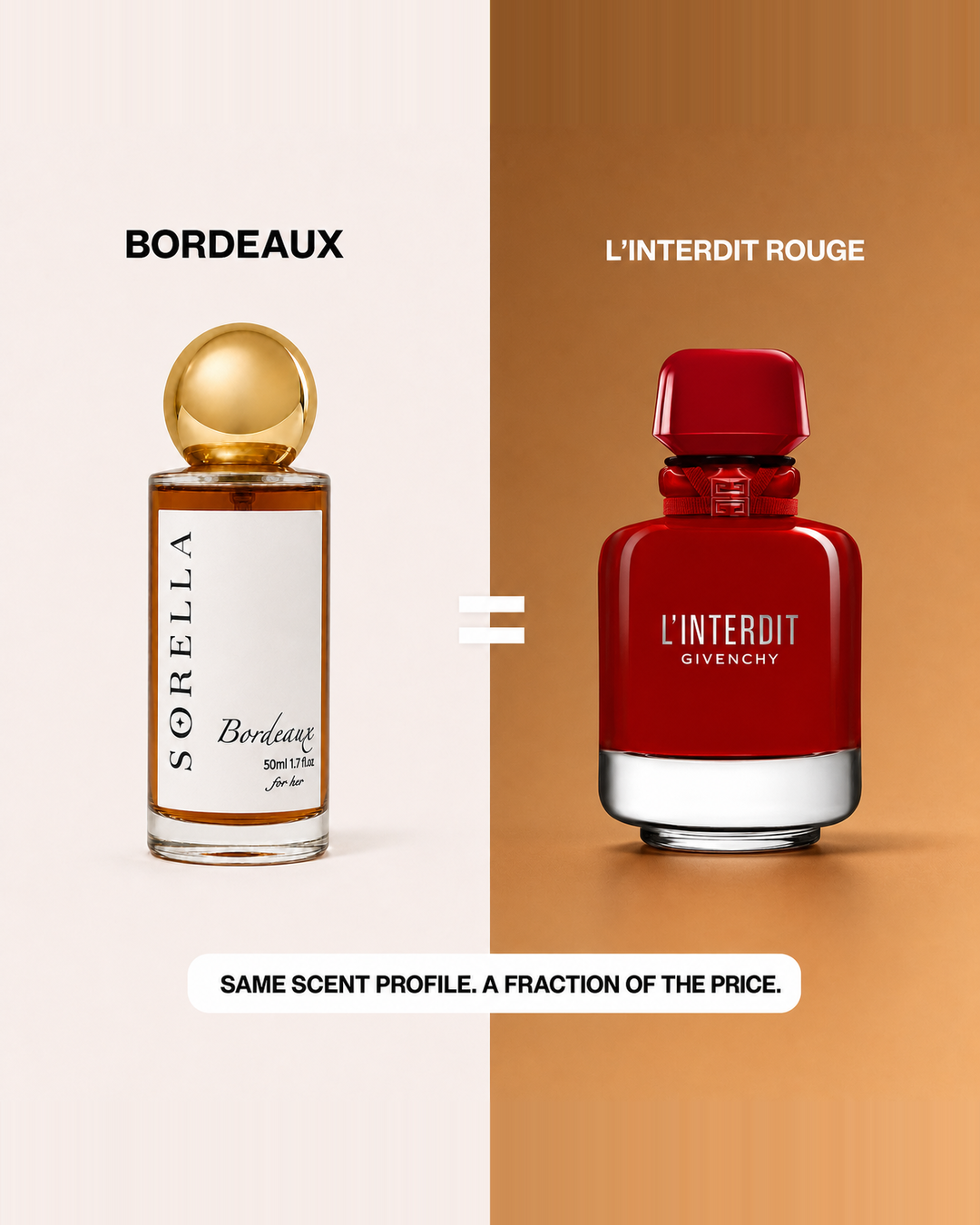Bordeaux inspiration comparison