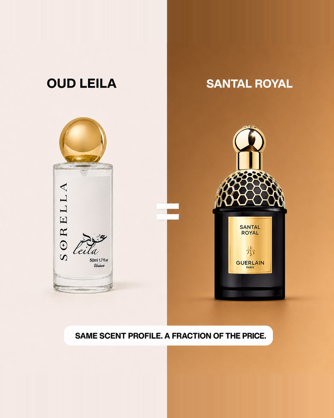 Oud Leila inspiration comparison