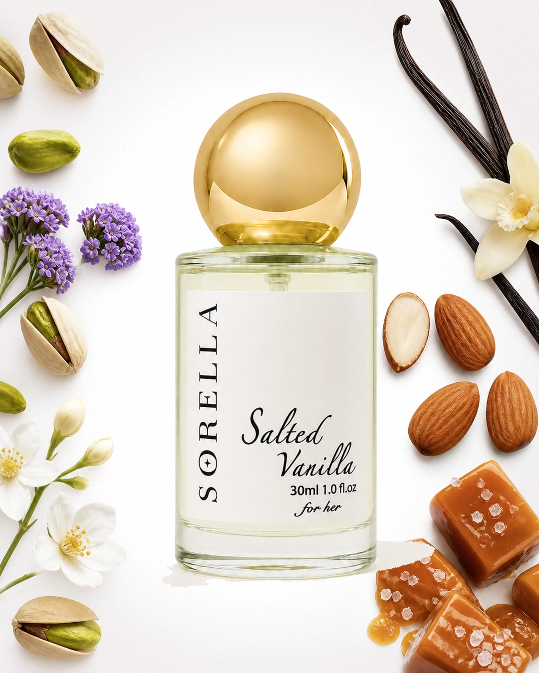 Salted Vanilla 30ml key notes