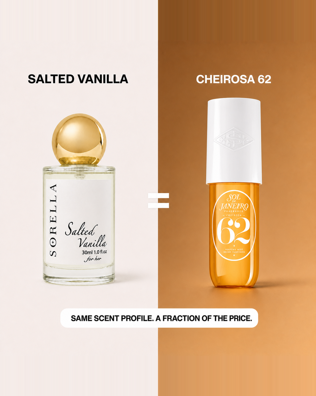 Salted Vanilla inspiration comparison