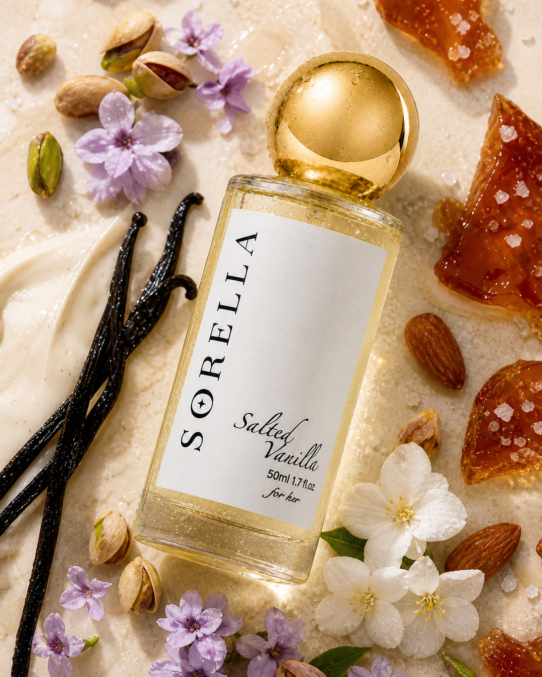 Salted Vanilla fragrance detail