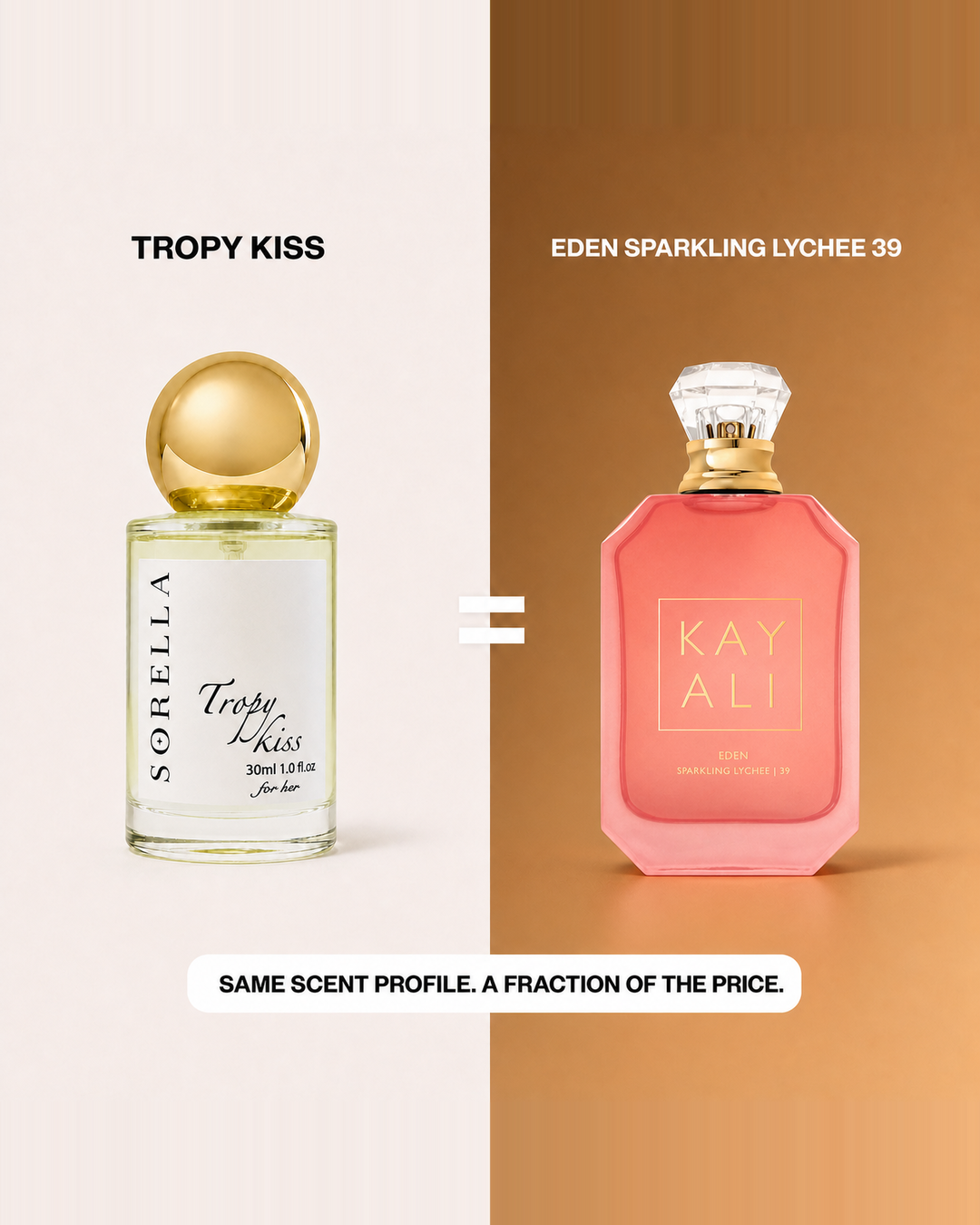 Tropy Kiss inspiration comparison