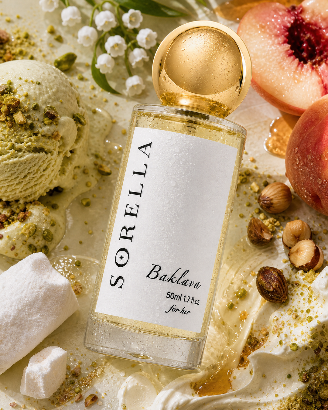 Baklava fragrance detail