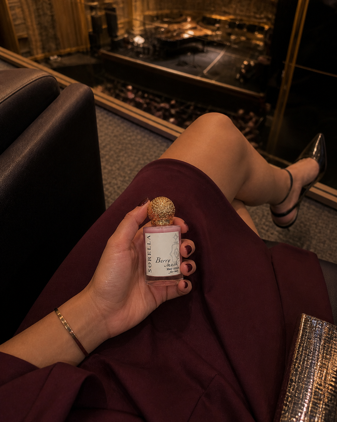 Berries Musk Sorella moments — A dressed-up moment for evenings when the scent needs to arrive with you.