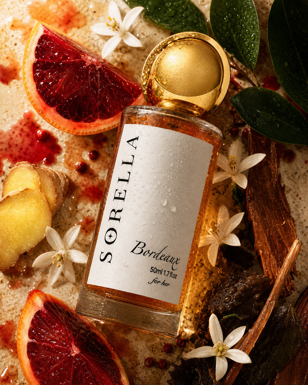Bordeaux fragrance detail