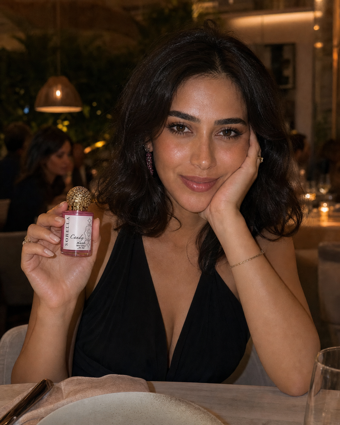 Candy Musk Sorella moments — A date-table moment for the little pause before the night properly begins.