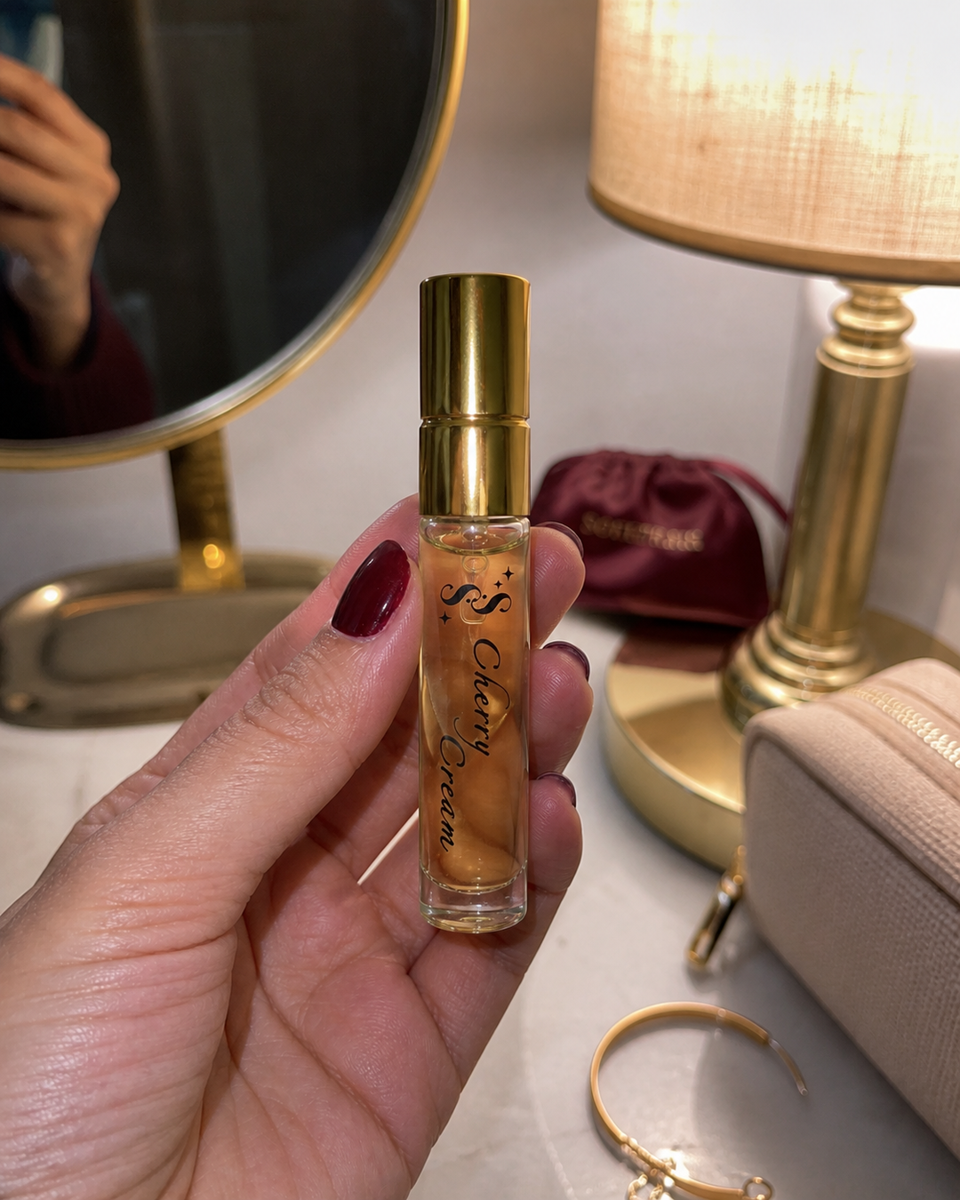Cherry Cream Sorella moments — A small-format Sorella moment made for touch-ups and plans that change.