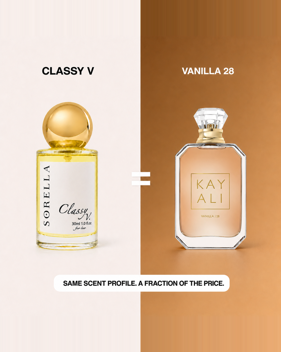 Classy V. inspiration comparison