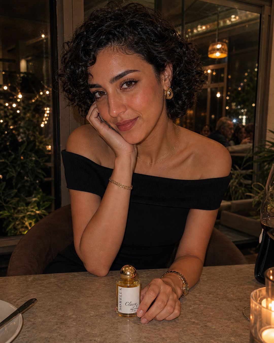 Classy V. Sorella moments — A date-table moment for the little pause before the night properly begins.
