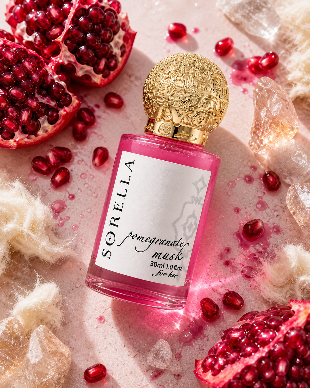 Pomegranate Musk fragrance detail