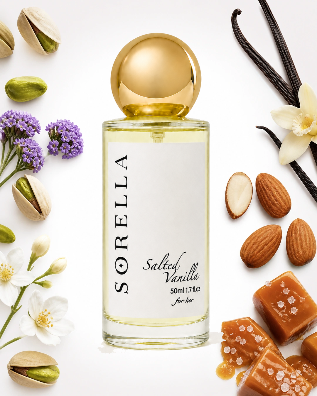 Salted Vanilla 50ml key notes