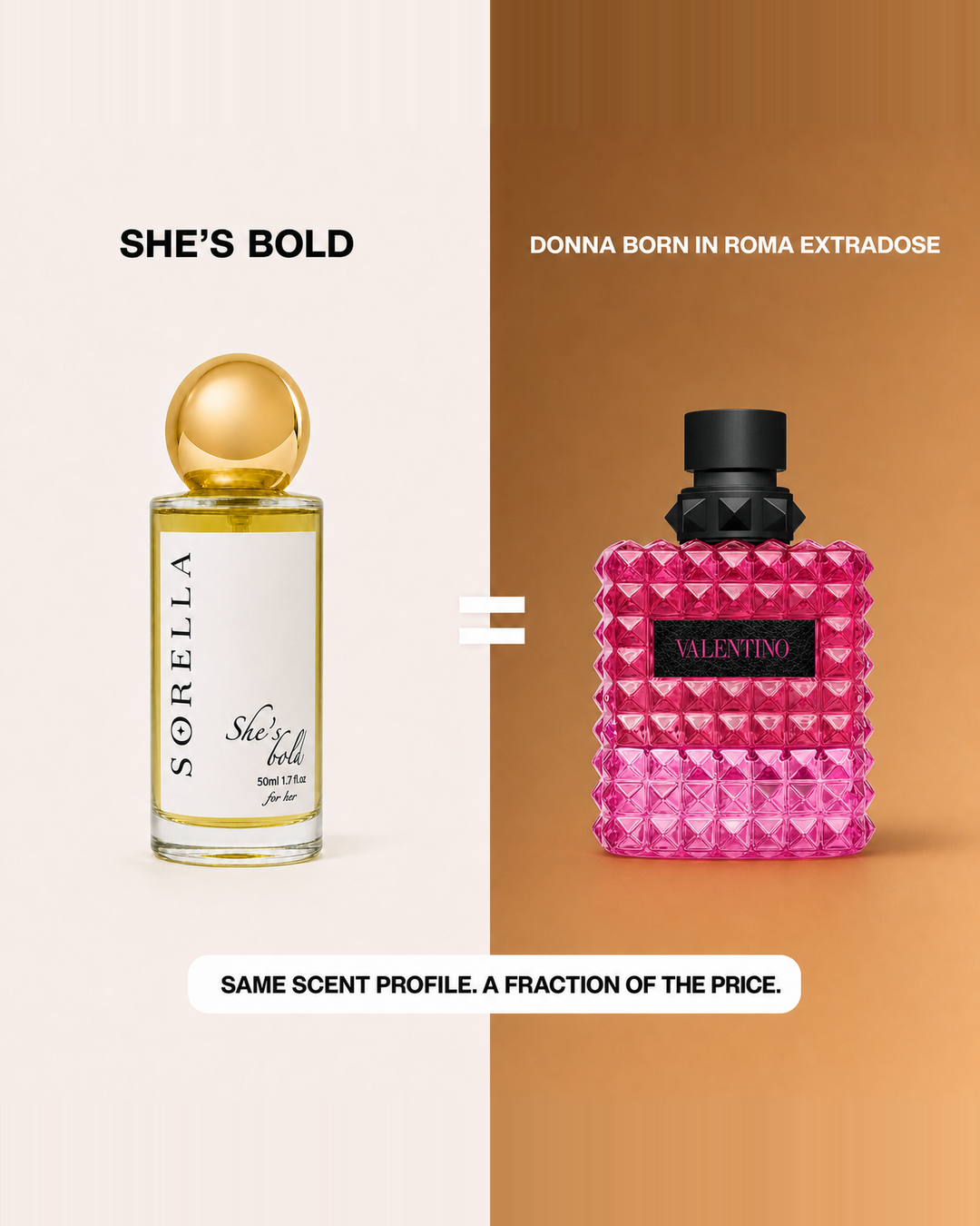 She’s Bold inspiration comparison