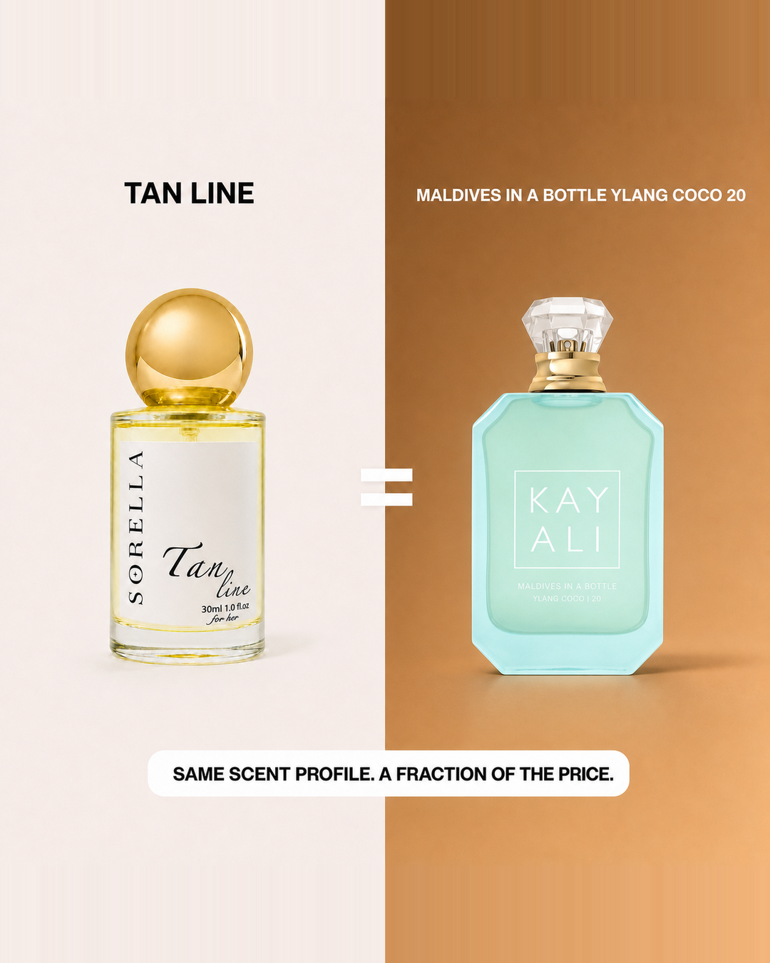 Tan Line inspiration comparison
