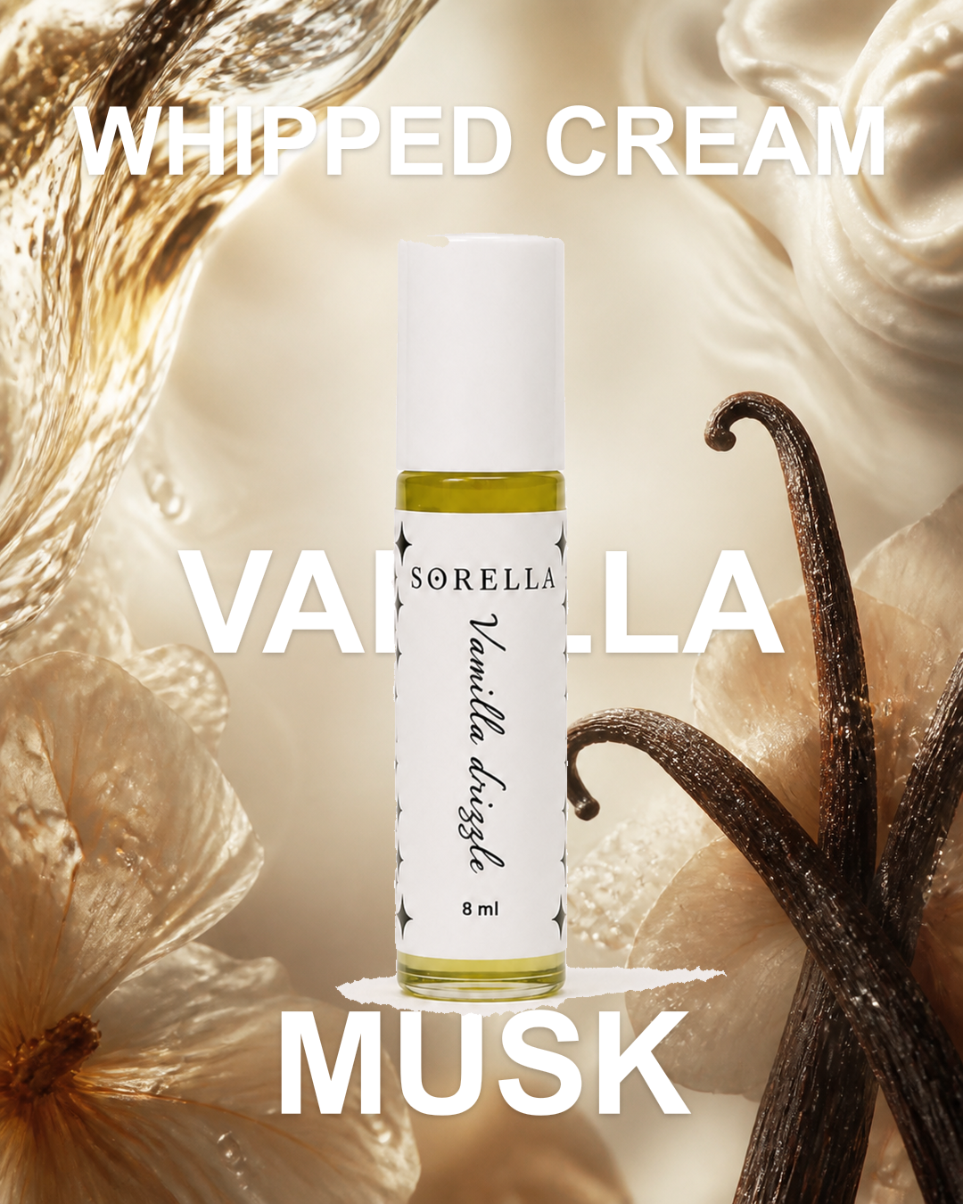 Vanilla Drizzle Oil 8ml key notes