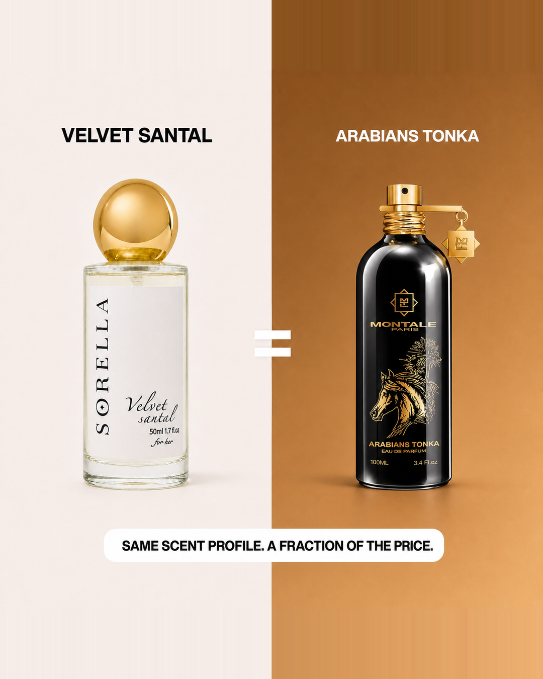 Velvet Santal inspiration comparison
